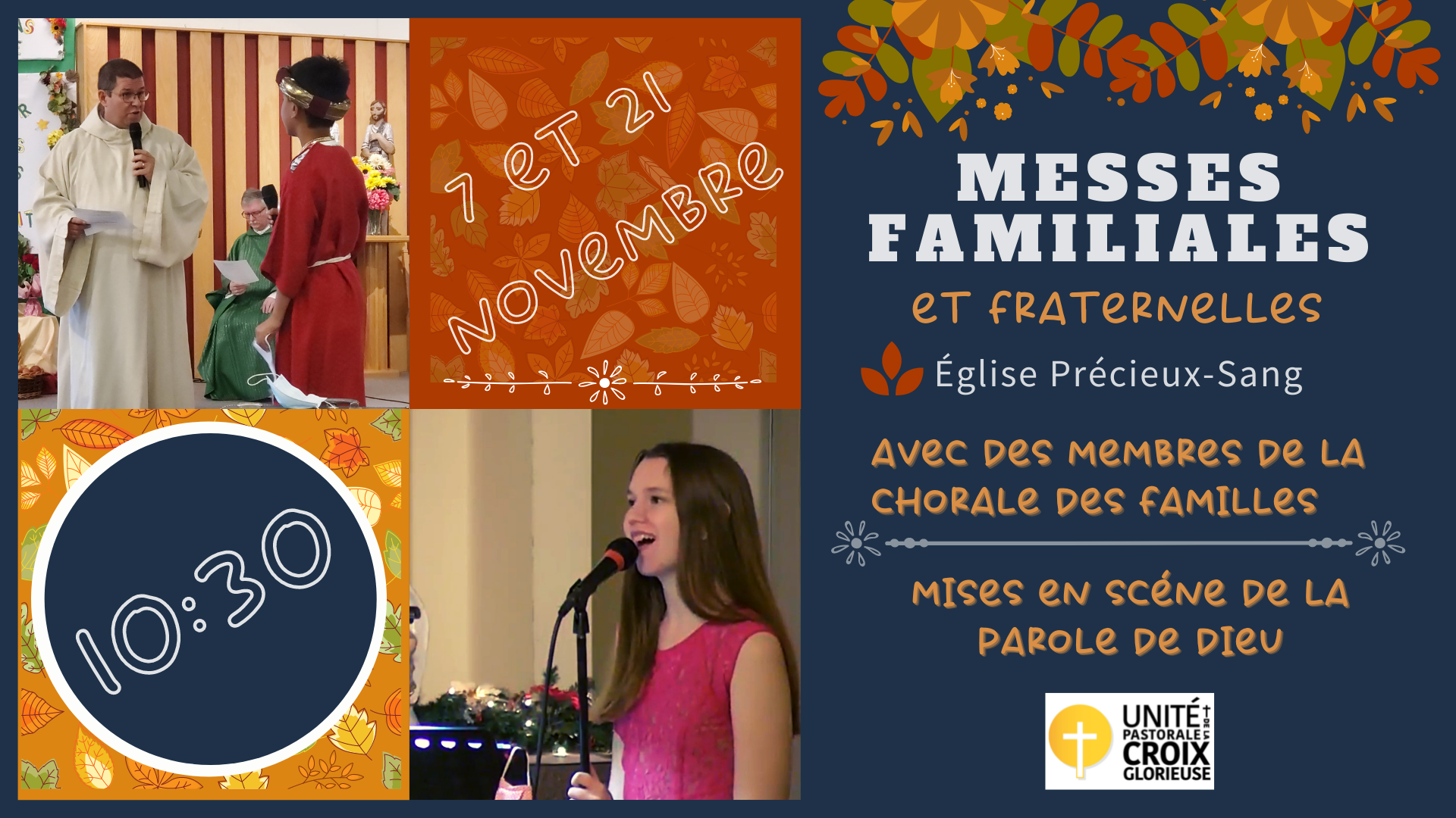 Messes familiales 7-21 Novembre 2021 Messes familiales 7-21 Novembre 2021