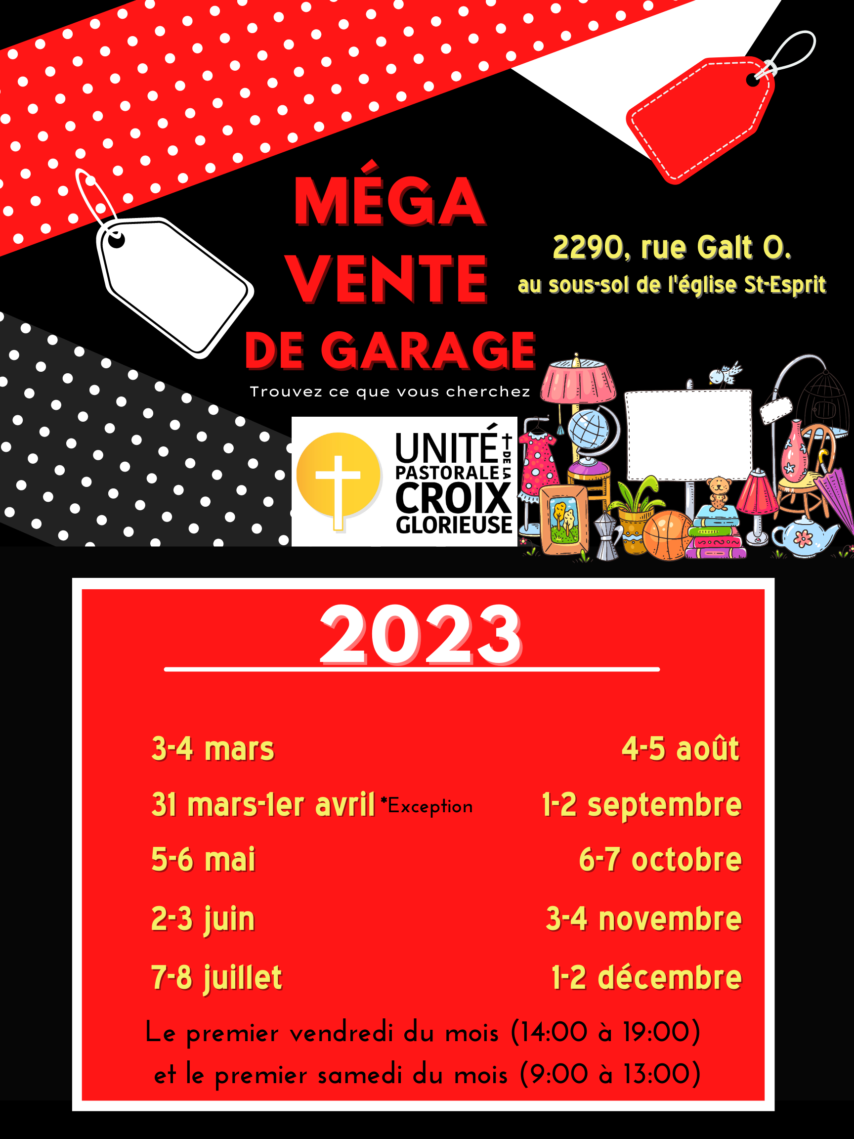 VENTE DE GARAGE poster 2023 photo