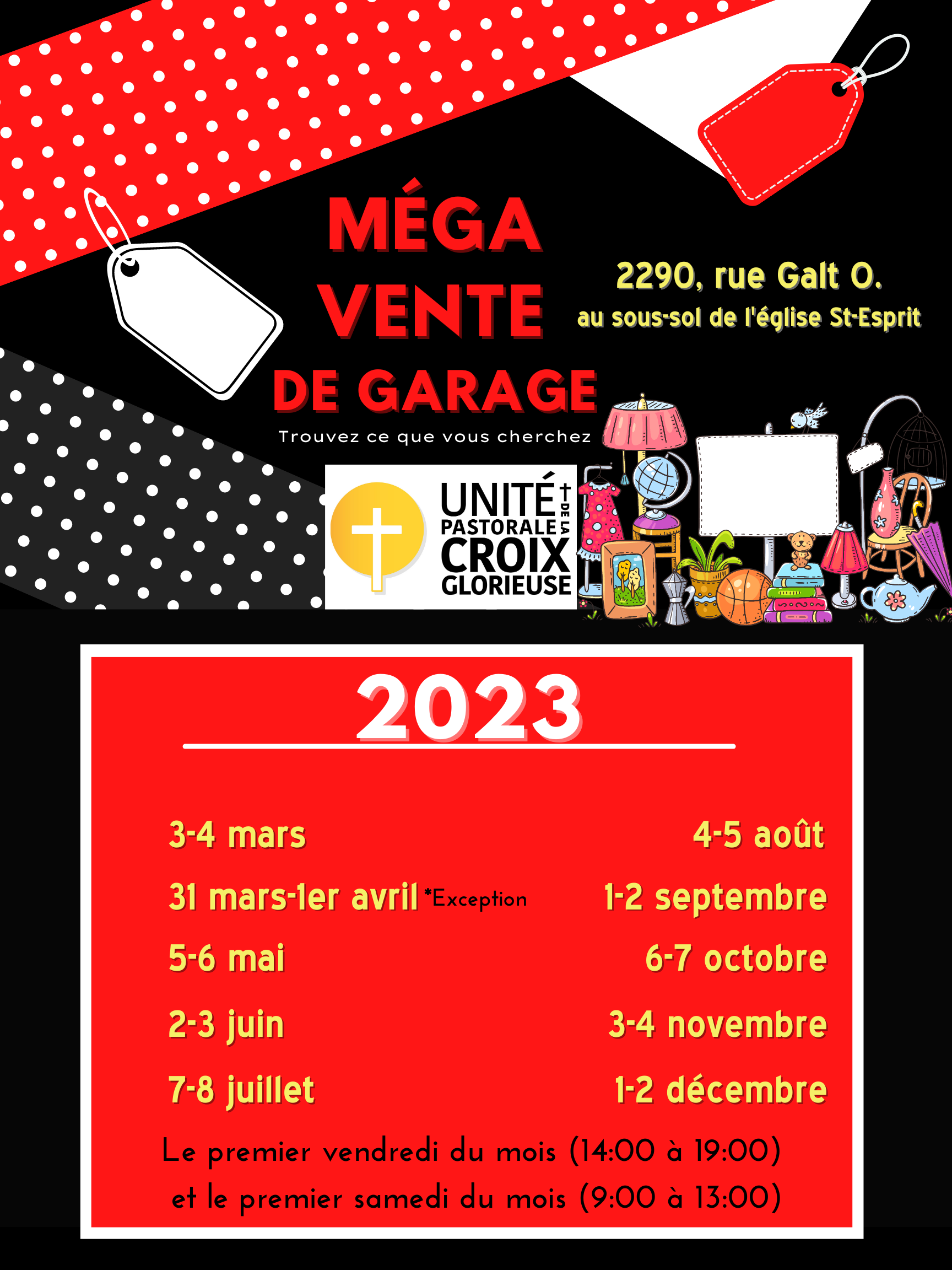 VENTE DE GARAGE poster 2023 photo VENTE DE GARAGE poster 2023 photo