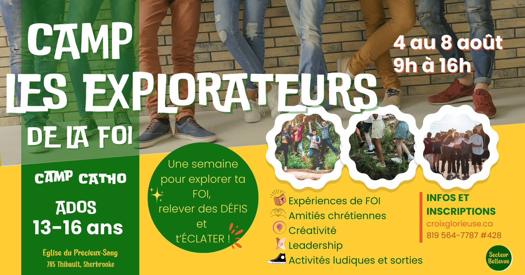 Camp de jour ADOS 13-16 ans