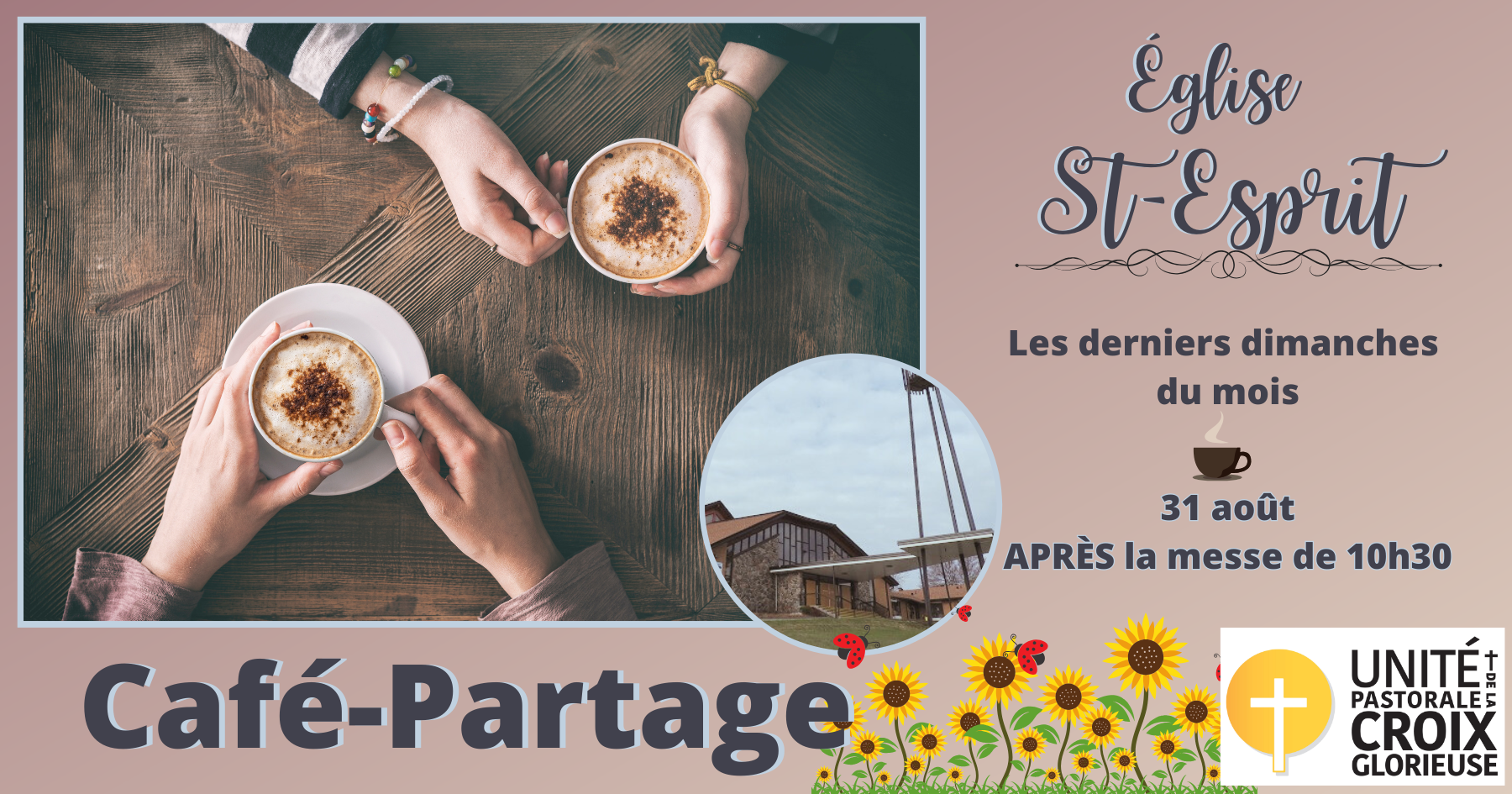 CAFÉ-PARTAGE St-Esprit 31 août 2025 CAFÉ-PARTAGE St-Esprit 31 août 2025