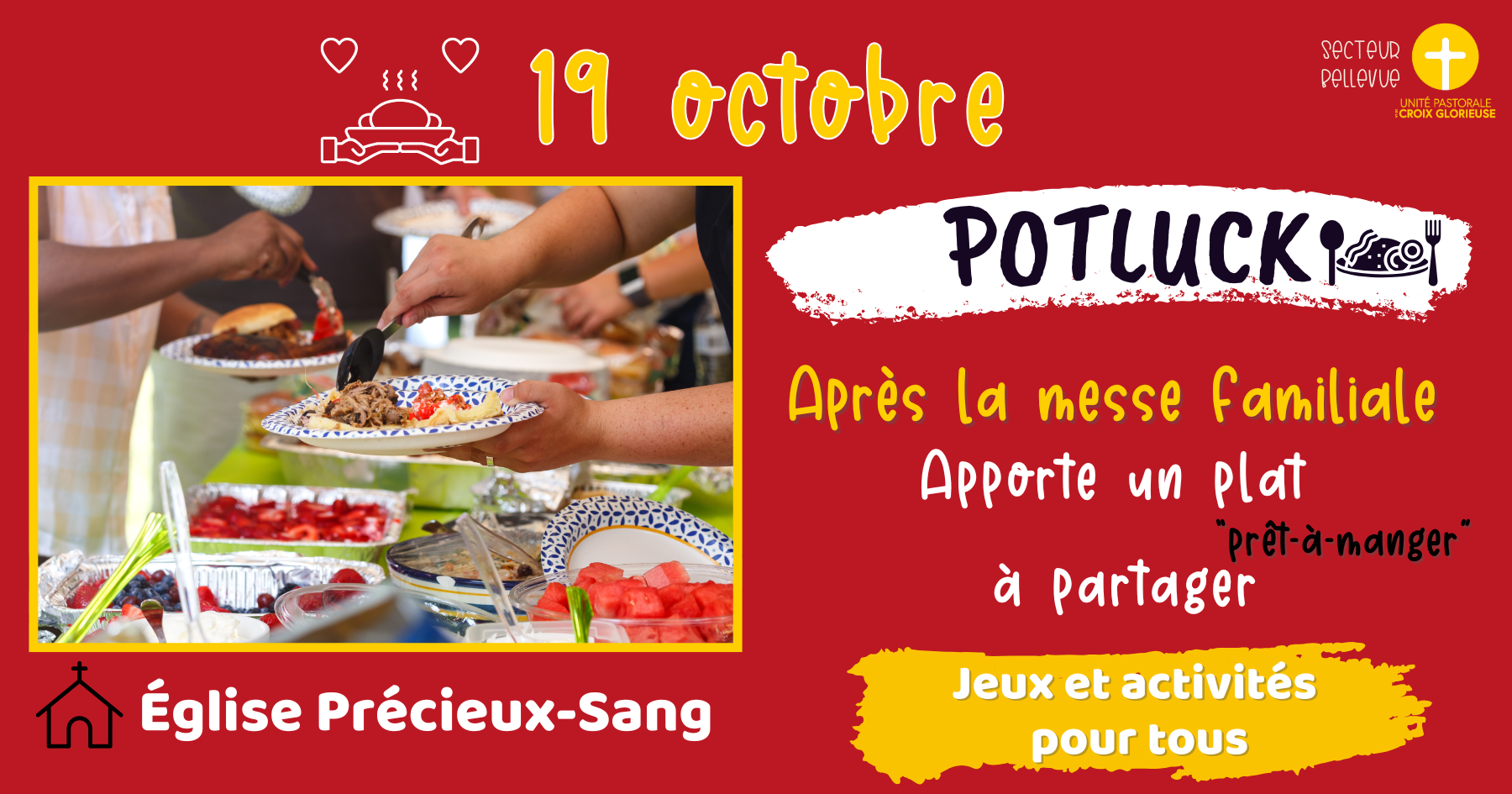 Potluck 19 octobre