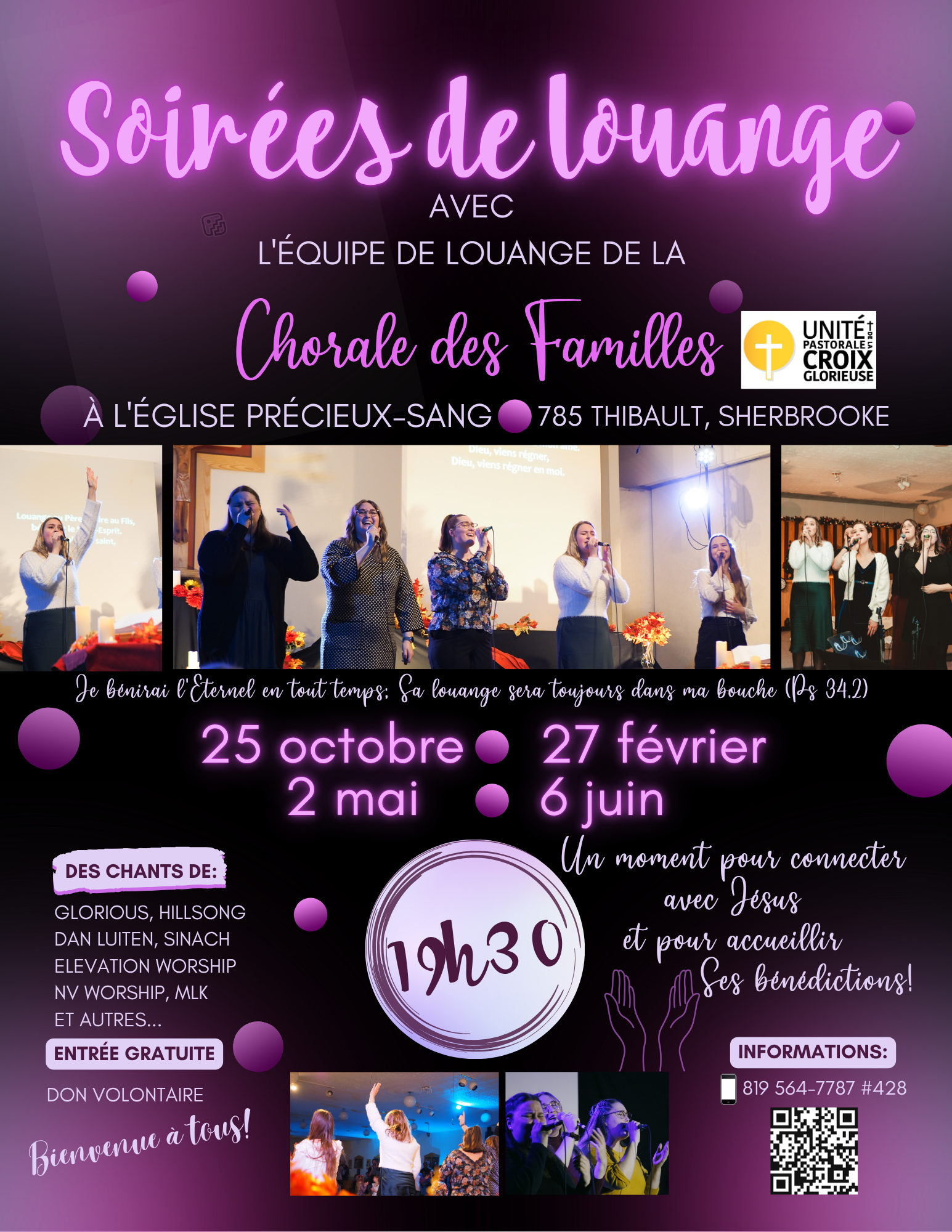 Soirées de louange 2025-2026