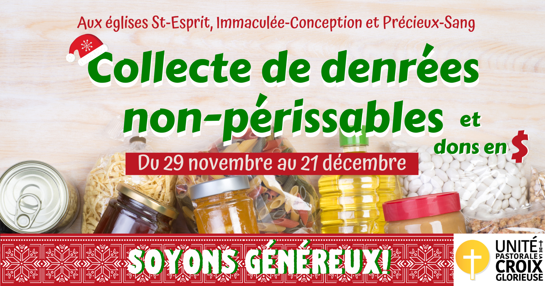 NOËL Collecte de denrées 2025