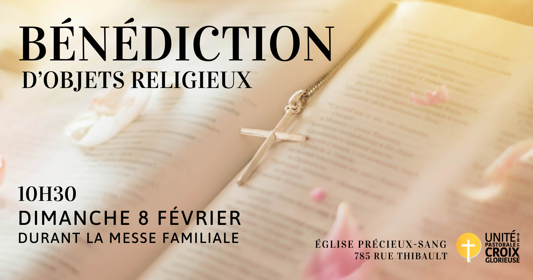 Bénédiction d'objets religieux à P-S 8 février