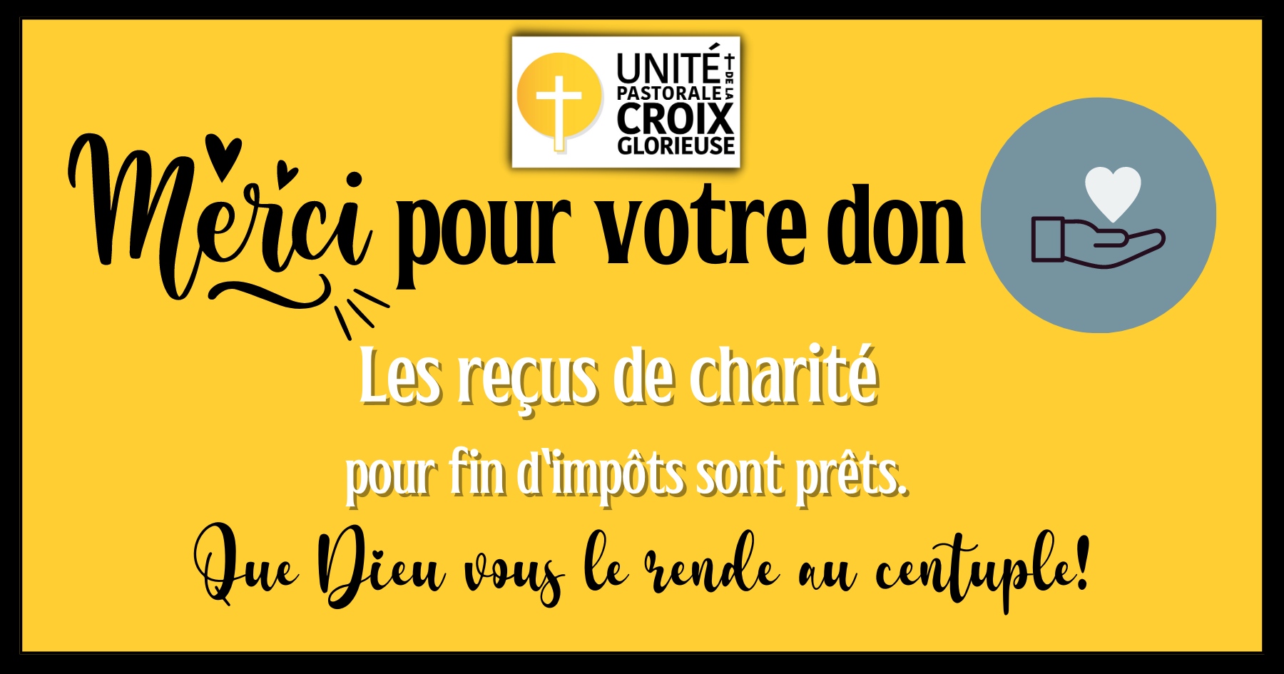 MERCI Reçus IMPÔTS