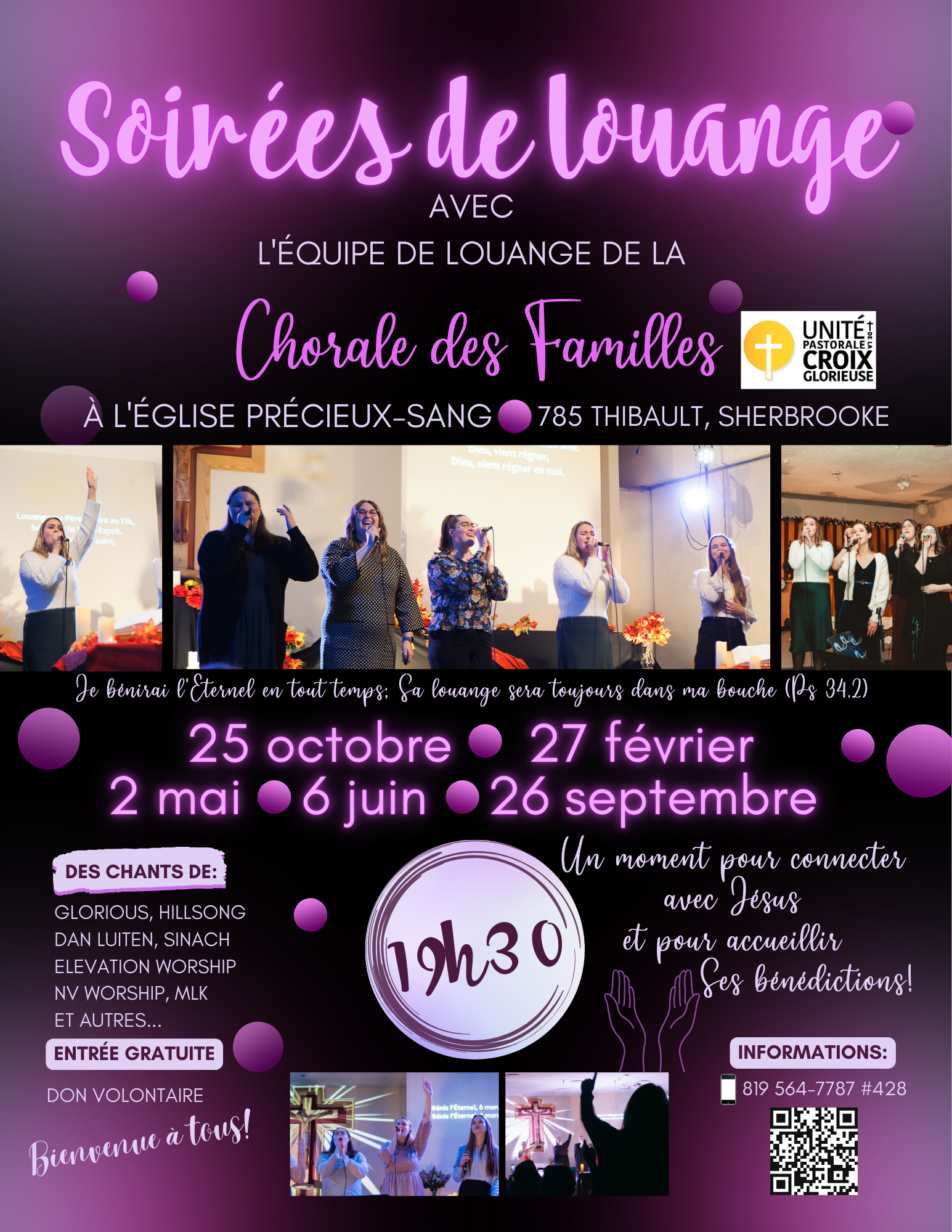 Soirées de louange 2025-2026 + sept