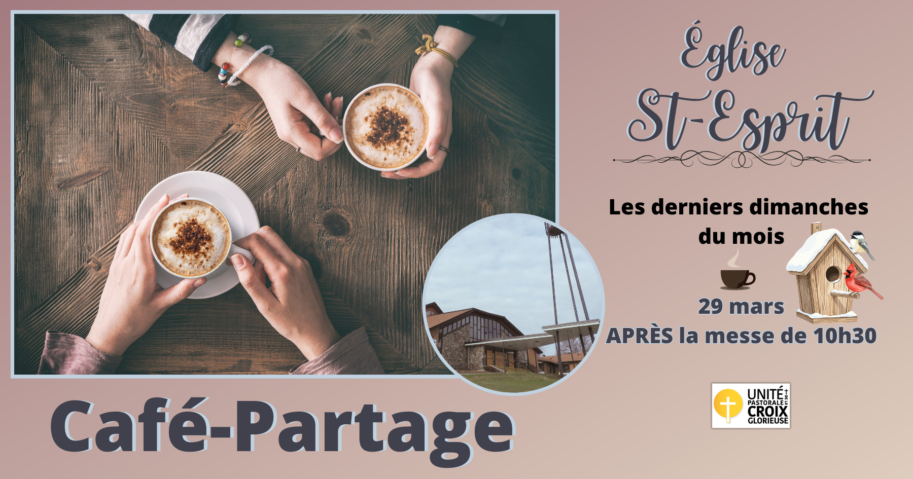 CAFÉ-PARTAGE St-Esprit 30 mars