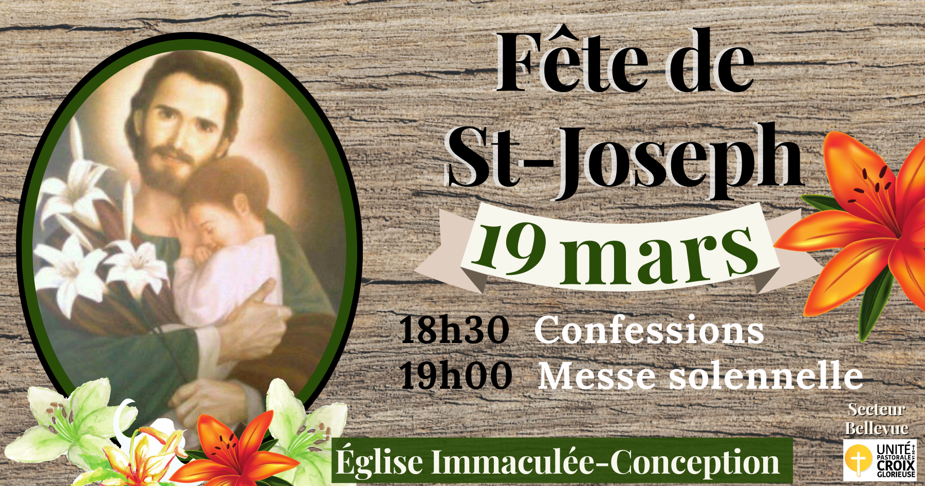 Messe solennelle 19 mars St-Joseph 2026
