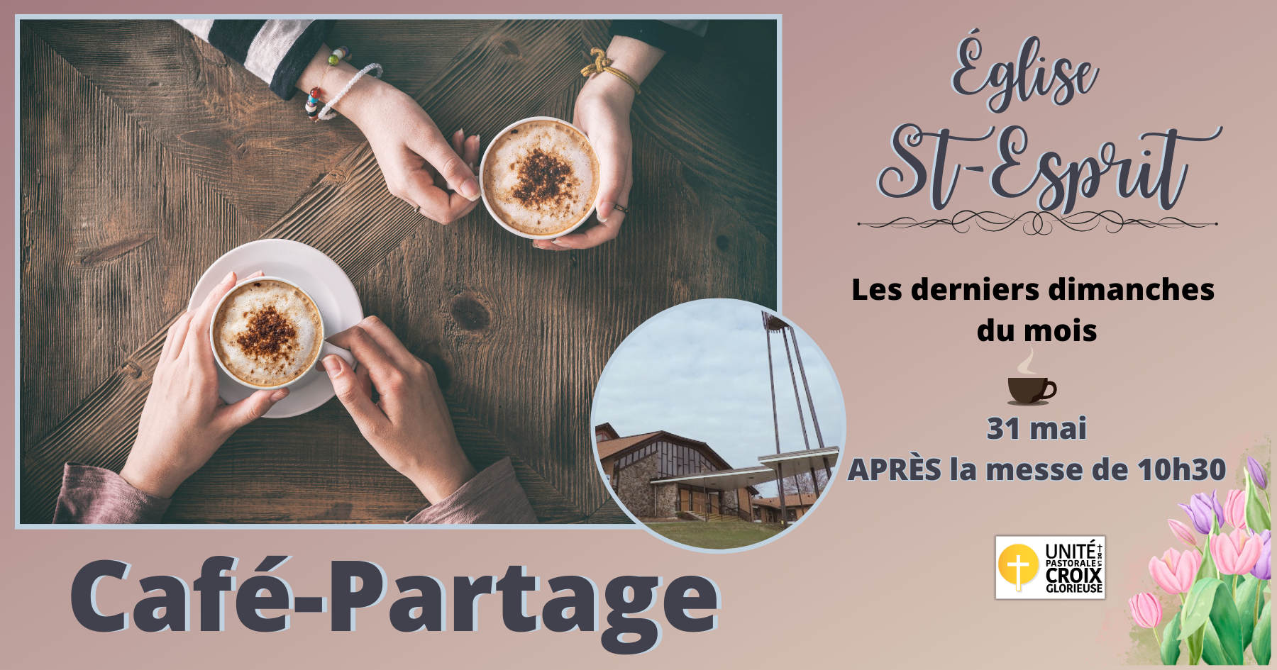 CAFÉ-PARTAGE St-Esprit 25 mai
