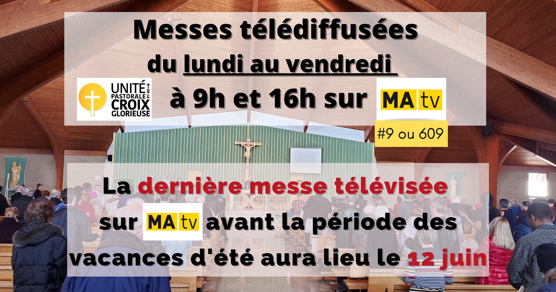 Messe télévisée été 2026