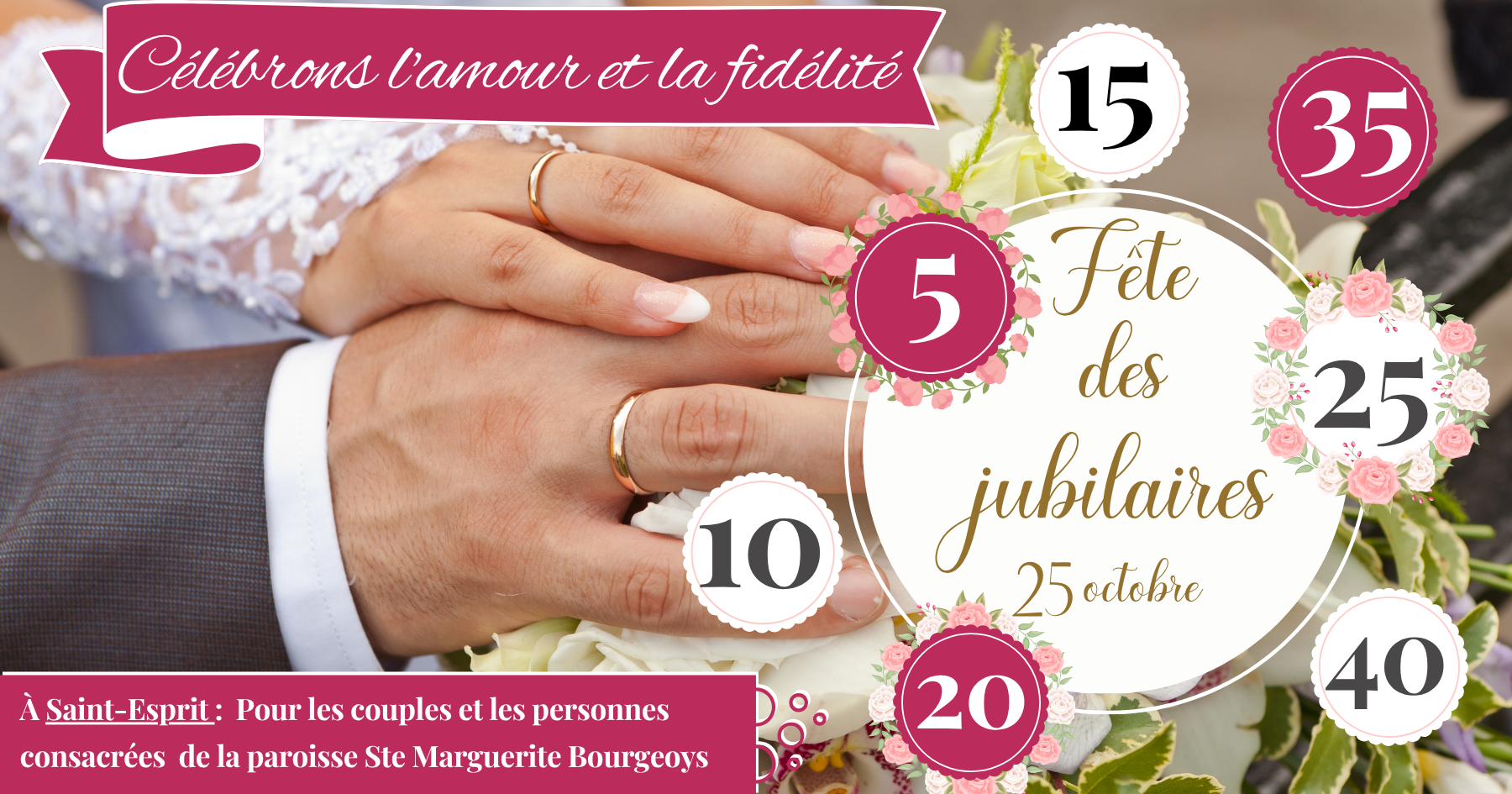 Jubilaires Saint-Esprit 25 octobre 2026