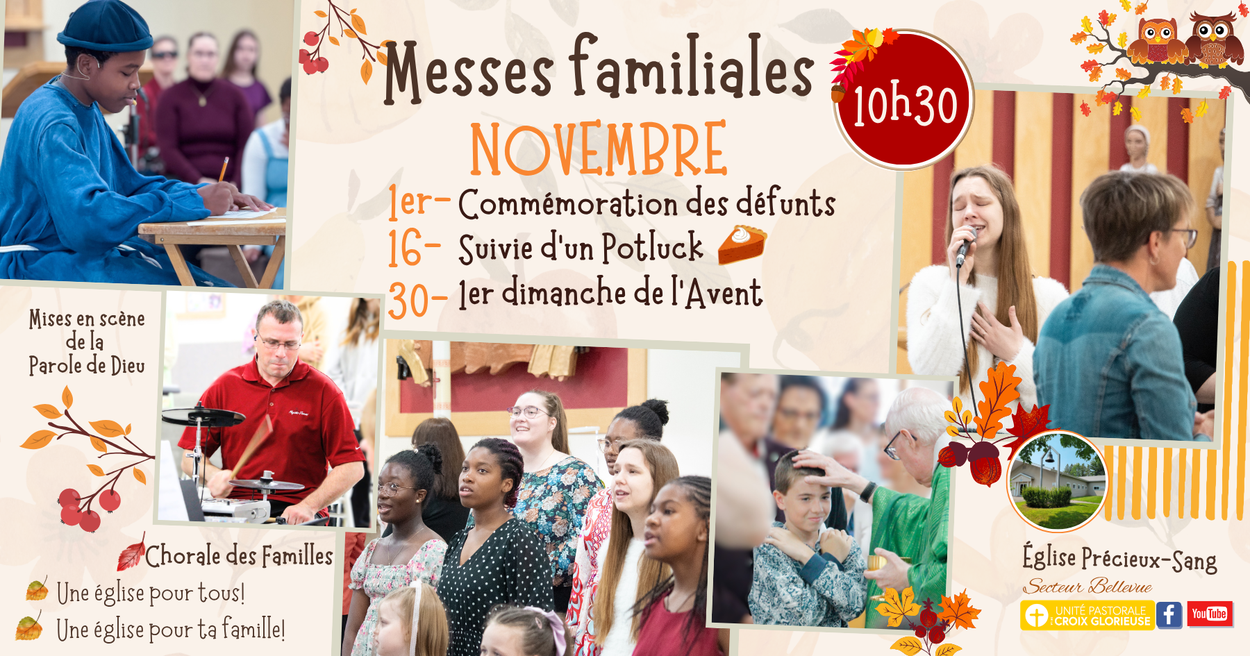 Messes de novembre 2026 P-S