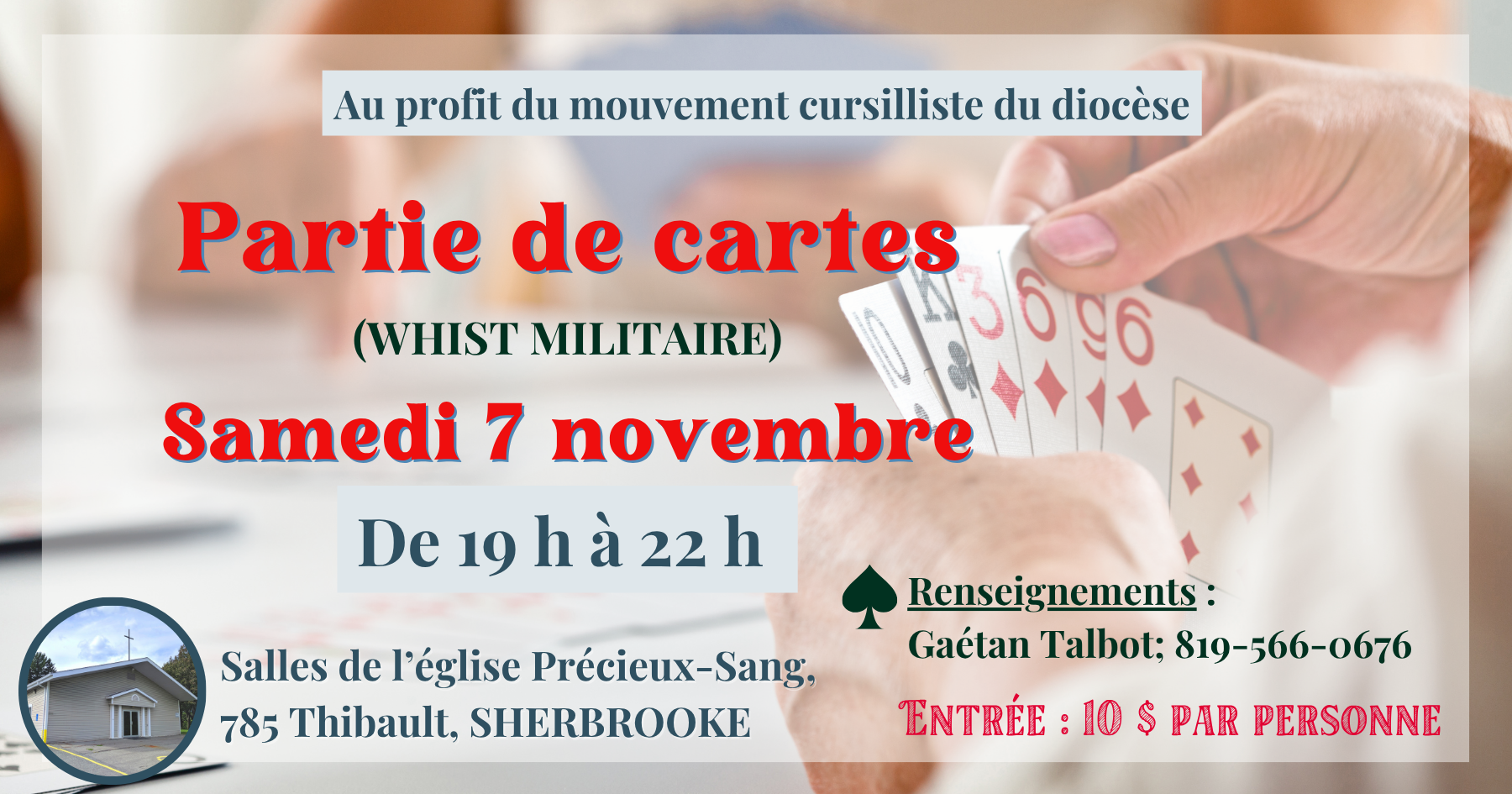 Partie de cartes 7 novembre 2026